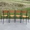 Italian Dining Table & 4 Chairs from Salvarani Depositato, 1950s, Set of 5, Image 13