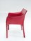 Red Venusia Armchairs by Matteo Grassi, 1990s, Set of 4 8