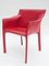 Red Venusia Armchairs by Matteo Grassi, 1990s, Set of 4 1
