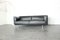Vintage 250 Met Black Leather Sofa by Piero Lissoni for Cassina, Image 3