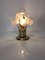 Lámpara de mesa en forma de manzana de cristal y latón, años 70, Imagen 7