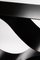 Console Whorl en Aluminium Revêtement en Poudre Noire par Neal Aronowitz 7
