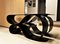Console Whorl en Aluminium Revêtement en Poudre Noire par Neal Aronowitz 3