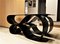 Whorl Console in Black Powder Coated Aluminum by Neal Aronowitz, Image 3