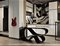 Console Whorl en Aluminium Revêtement en Poudre Noire par Neal Aronowitz 6