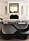 Console Whorl en Aluminium Revêtement en Poudre Noire par Neal Aronowitz 5