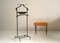 French Valet Stand with Hanger by Jacques Adnet for Compagnie des Arts Français, 1950s, Set of 2 12