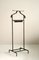 French Valet Stand with Hanger by Jacques Adnet for Compagnie des Arts Français, 1950s, Set of 2 5