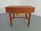 Danish Teak Sewing Table on Wheels, 1960s 2