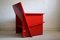 Dutch Modernist Red Lounge Chair by Ruud Franken, 2012 2