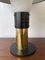 Italian Lacquered Metal, Brass & Opaline Glass Lamp from Stilnovo, 1950s, Image 3