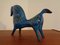 Filigree Ceramic Rimini Blu Horse by Aldo Londi for Bitossi, 1960s 6