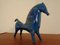 Filigree Ceramic Rimini Blu Horse by Aldo Londi for Bitossi, 1960s 4