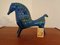 Filigrane Rimini Blu Horse Keramik von Aldo Londi für Bitossi, 1960er 3