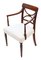 Regency Crossback Crossbow Elbow / Carver / Desk Chairs, Circa 1825, Set of 2 5
