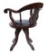 Victorian Oak & Leather Swivel Chair, Circa 1880 6