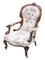 Fauteuil Slipperback Spownback Victorien en Noyer, Circa 1880 10