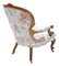 Victorian Walnut Spoonback Slipper Armchair, Circa 1880, Image 6