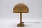 Lampe de Bureau Mid-Century Moderne en Rotin, 1960s 1