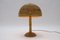 Mid-Century Modern Rattan Tischlampe, 1960er 2