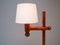 Scandinavian Solid Pine Pinus Floor Lamp by Uno & Östen Kristiansson for Luxus, 1970s, Image 2