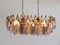 Vintage Multi-Colored Poliedri Murano Glass Chandelier, Image 3