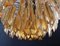 Clear Amber Triedri Murano Glass Chandelier, 1988 14