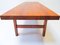 Modern Scandinavian Solid Teak Coffee Table / Bench, 1950s 5