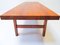 Table Basse / Banc Moderne Scandinave en Teck Massif, 1950s 5