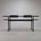 Postmodernist Italian Steel and Leather Bench by Cy Mann for Polflex, 1989 2