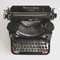 Prima Qwerty Typewriter with Original Case from Mercedes, 1930s, Image 4