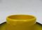 Black & Yellow Enameled Butter Dish with Spray Decoration, 1920s 10