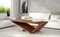 Table Basse Time/Space Portal en Noyer par Neal Aronowitz 2