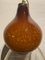 Lámpara colgante italiana vintage de vidrio soplado dorado, Imagen 7