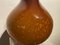 Vintage Italian Caramel Gold Blown Glass Hanging Lamp 2