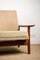 Scandinavian Style Solid Teak & Fabric 4-Seat Sofa by Gerard Guermonprez for Guermonprez, 1960s 7