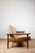 Scandinavian Style Solid Teak & Fabric 4-Seat Sofa by Gerard Guermonprez for Guermonprez, 1960s 12
