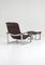 Lounge Chair with Ottoman by Ilmari Lappalainen for Asko, 1970s 3
