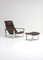 Lounge Chair with Ottoman by Ilmari Lappalainen for Asko, 1970s 8