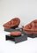 Leather Lounge Set by Illum Wikkelsø for Ryesberg, 1970s, Set of 6 17