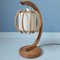 French Rattan Table Lamp, 1950s 6