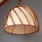 French Rattan Pendant Lamp, 1950s, Image 2