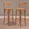 Bentwood & Rattan Barstools, 1970s, Set of 2, Image 1