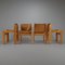 Chaises de Salon en Cuir de Ibisco, Italie, 1970s, Set de 4 4