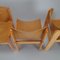 Italian Leather Dining Chairs from Ibisco, 1970s, Set of 4, Image 2