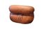 Set of Cognac Leather Soriana Lounge Chairs by Tobia & Afra Scarpa for Cassina, 1969 4