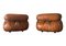 Set of Cognac Leather Soriana Lounge Chairs by Tobia & Afra Scarpa for Cassina, 1969 2