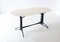 Italian Iron & Wood Dining Table with Marble Top, 1950s 1