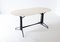Italian Iron & Wood Dining Table with Marble Top, 1950s, Image 1