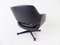 Black Leather Lounge Chair by Olli Mannermaa for Asko Oy, 1970s 8